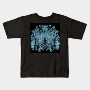 ABSTRACT PATTERN BLUE Kids T-Shirt